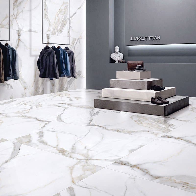 Kajaria Statuario Premium 800x1600mm polished vitrified tile