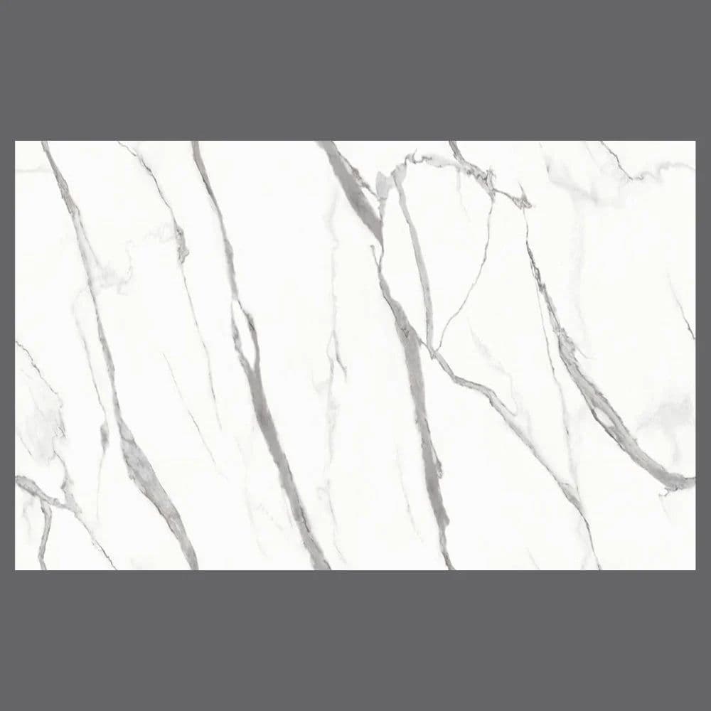 Kajaria Carrara White 600x1200mm glossy vitrified tile